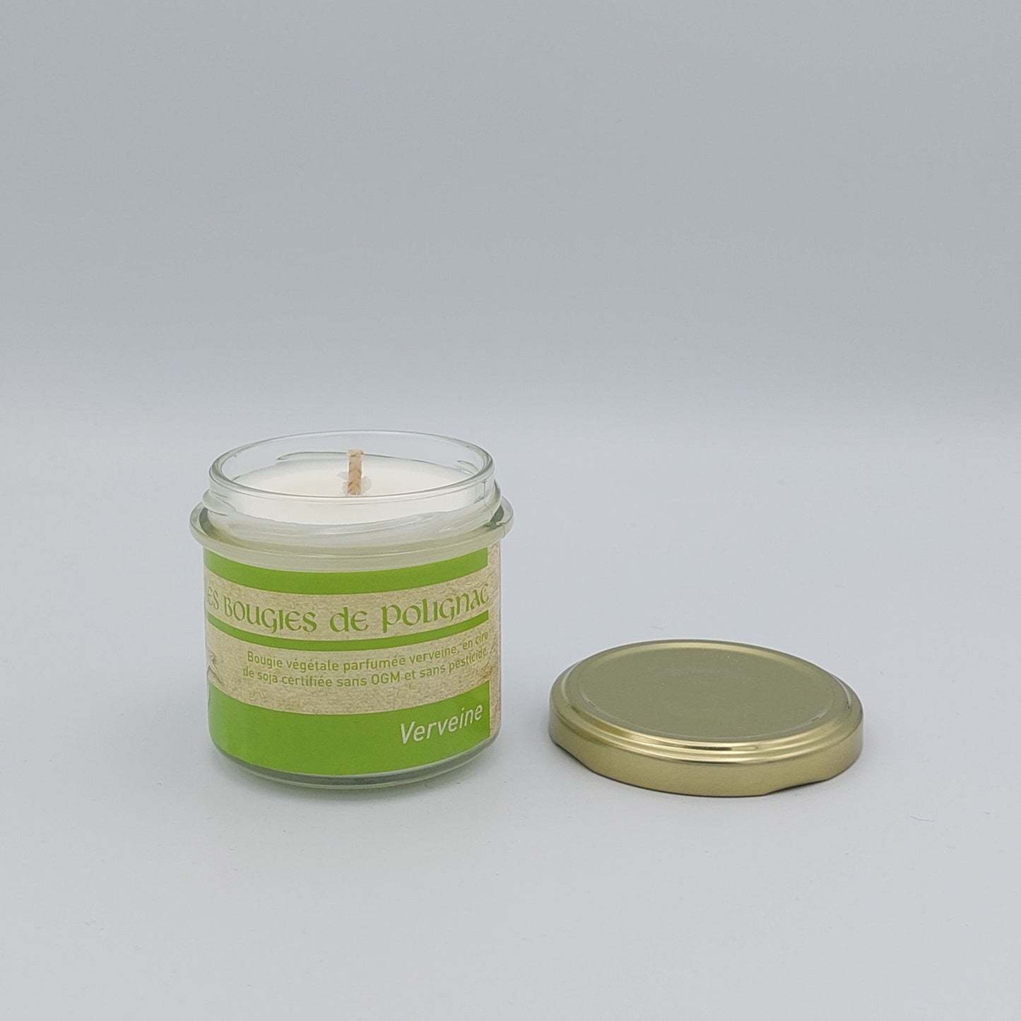 bougie végétale à la verveine