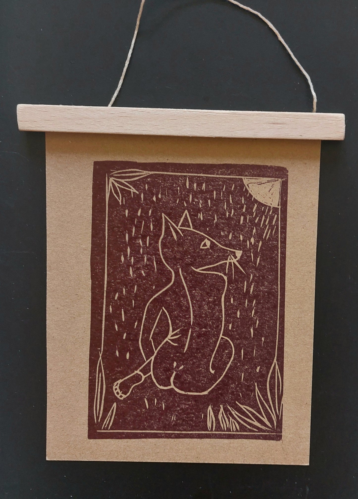 Kakémonos en linogravure