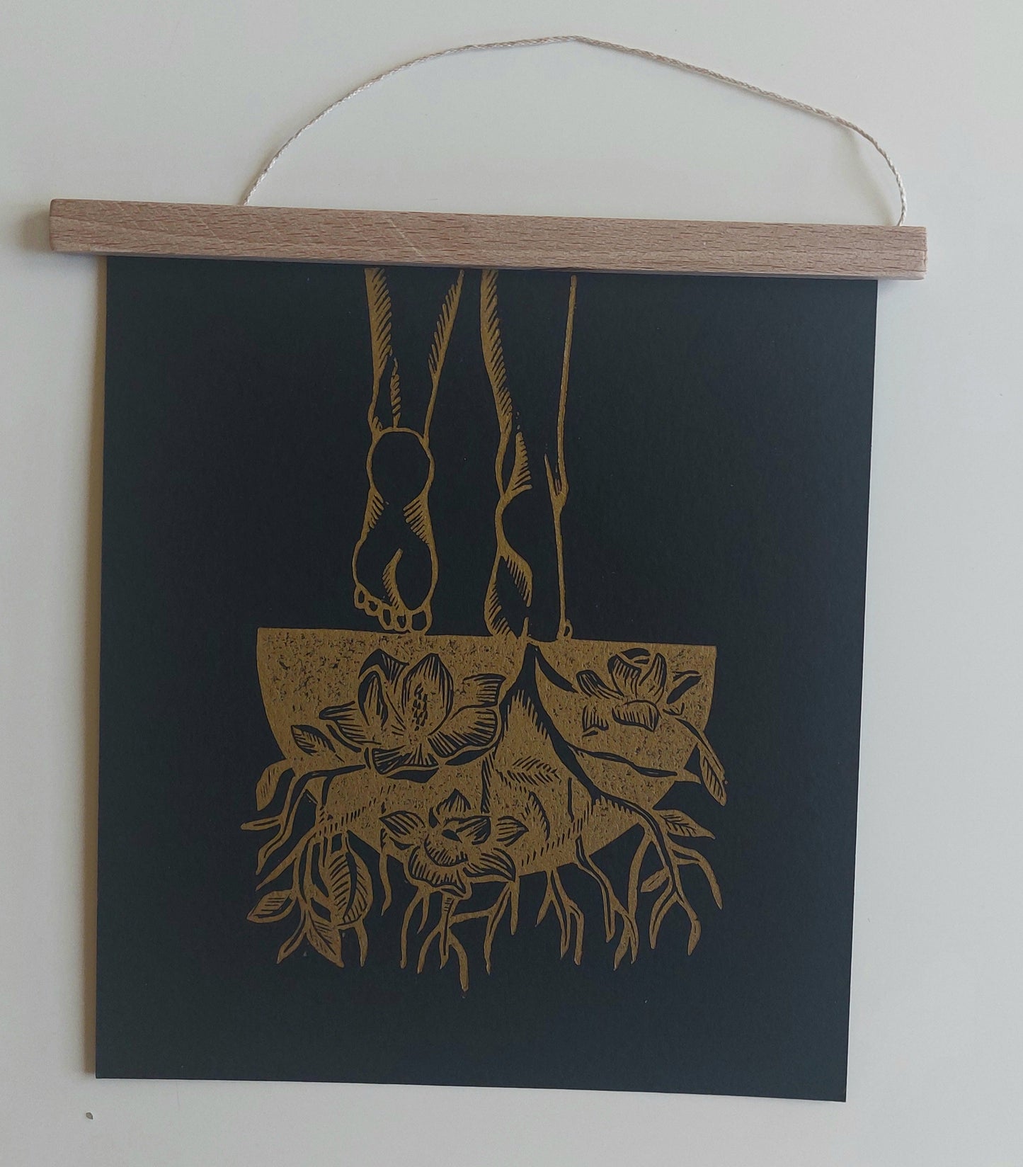 Kakémonos en linogravure