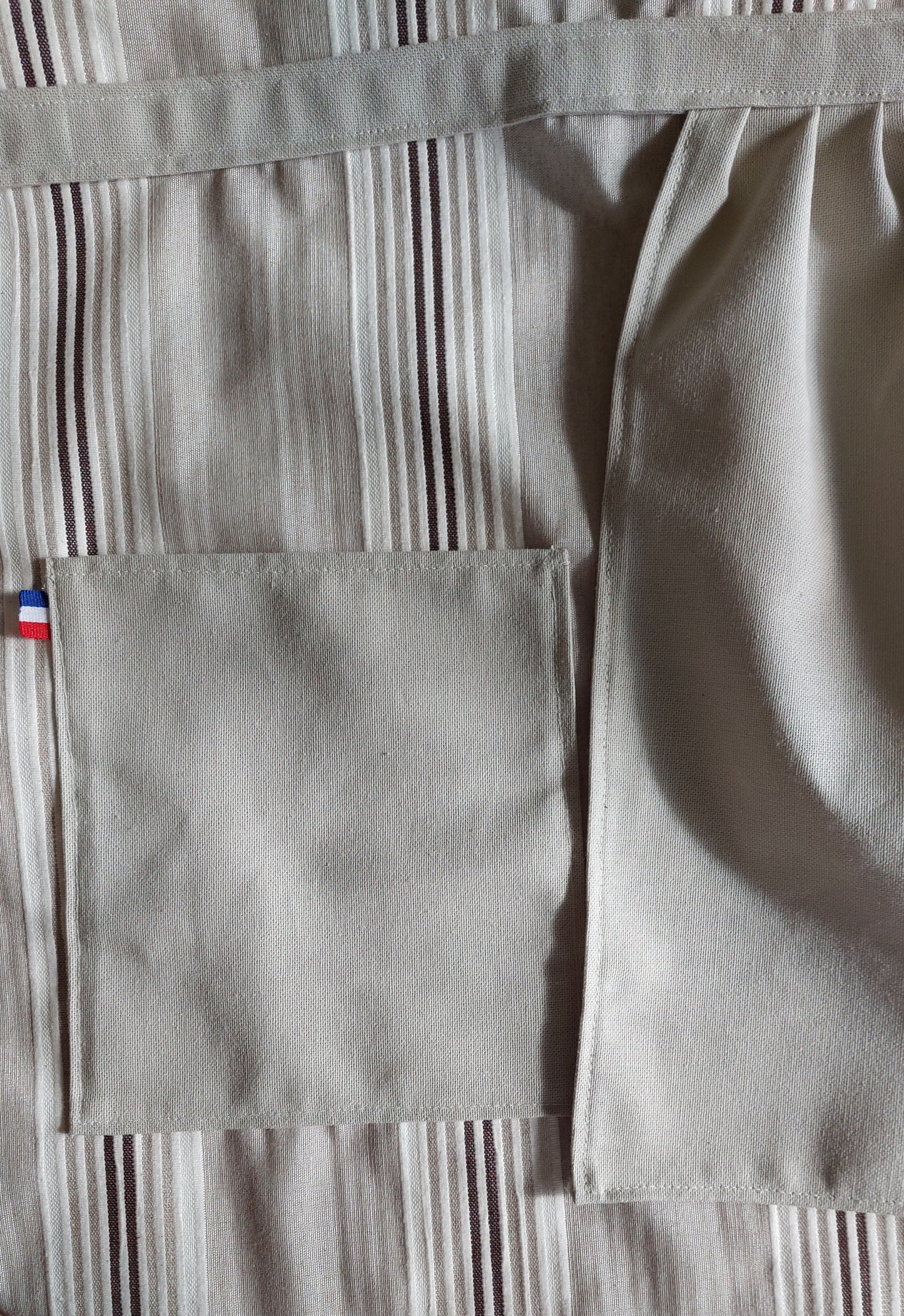 Grand tablier de cuisine avec poche et torchon