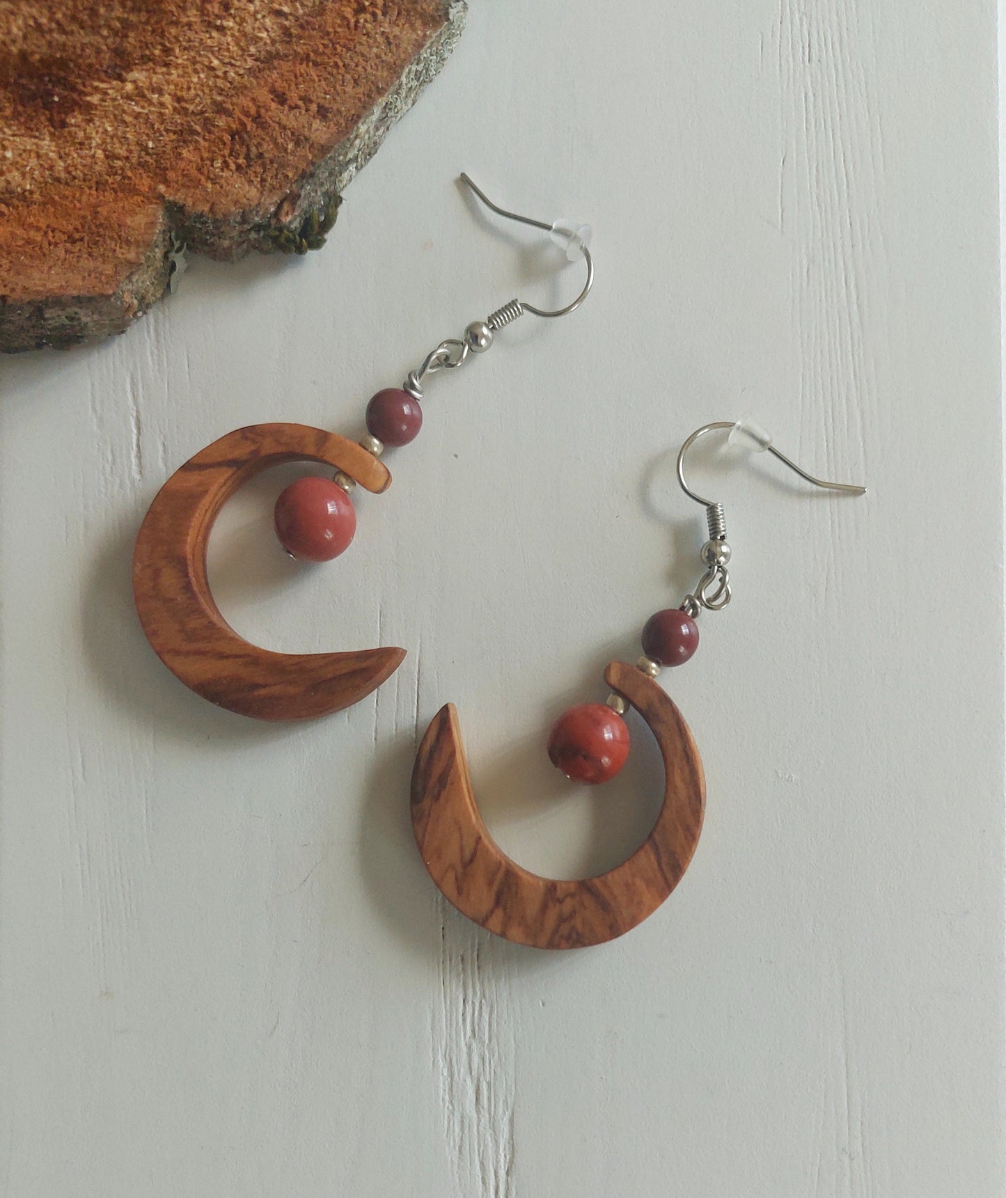 Boucles d'oreilles "Lune"