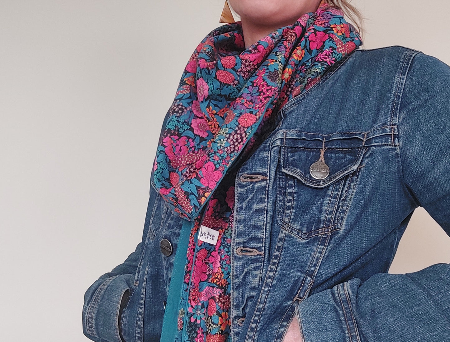 Foulard Liberty création artisanale