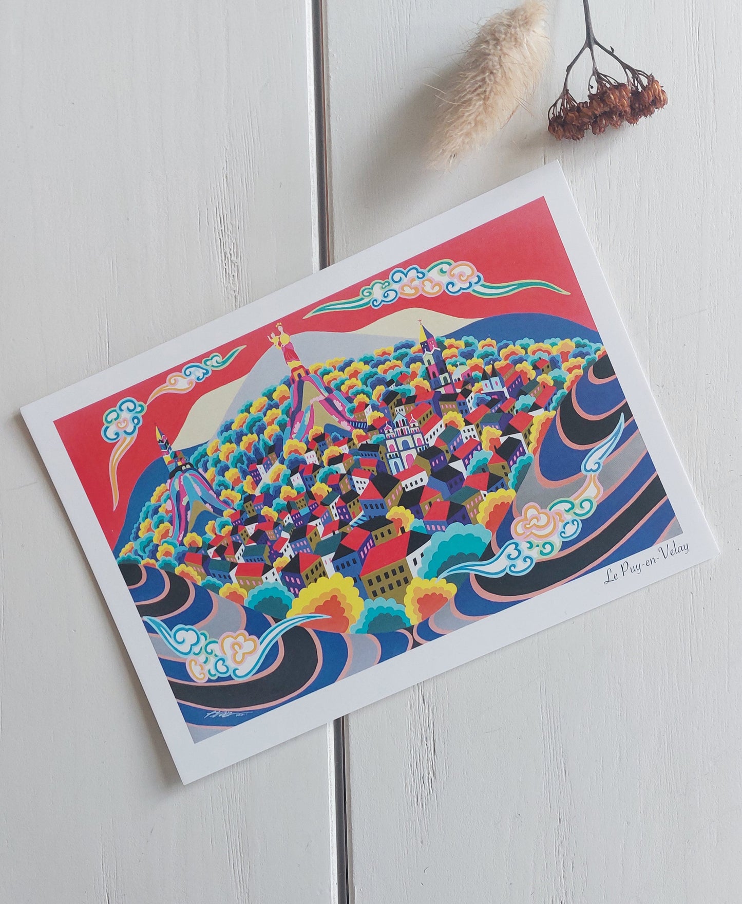 carte postale personnalisable - Le Puy en Velay