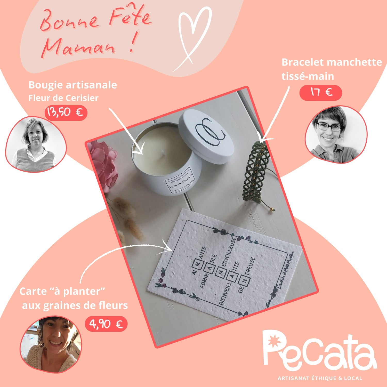 coffret cadeaux spécial fête des mères - artisanat et créations uniques de haute-loire - Auvergne