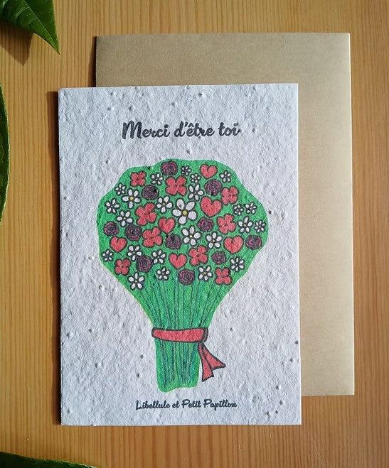 Carte postale à planter - Merci d'être Toi !