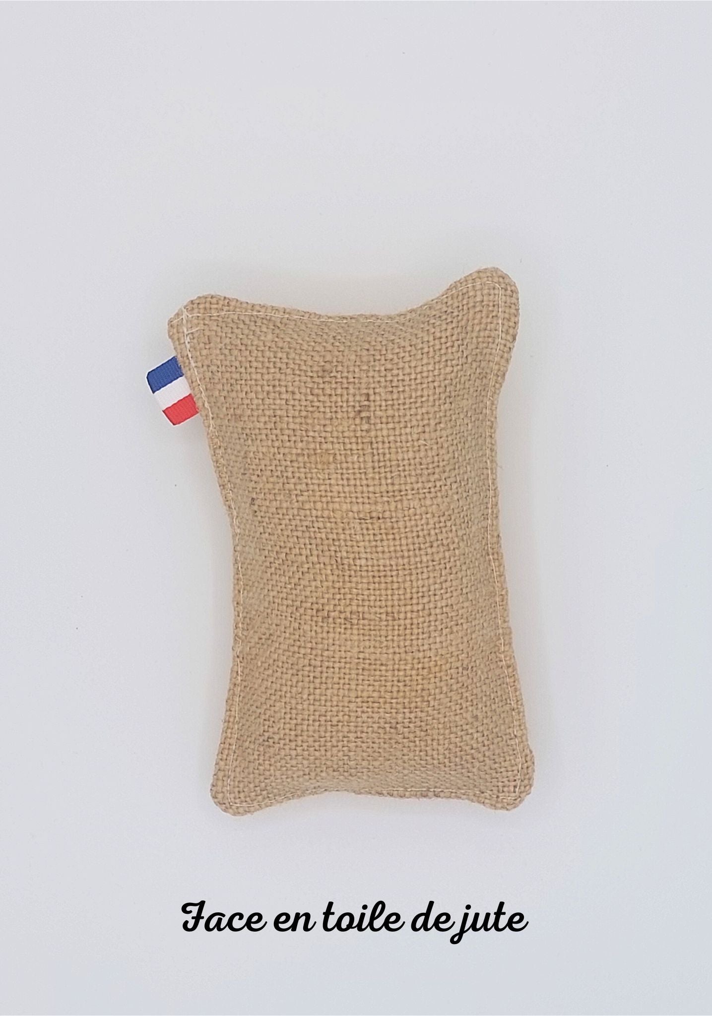 éponge vaisselle "zéro déchet" - face grattante en toile de jute