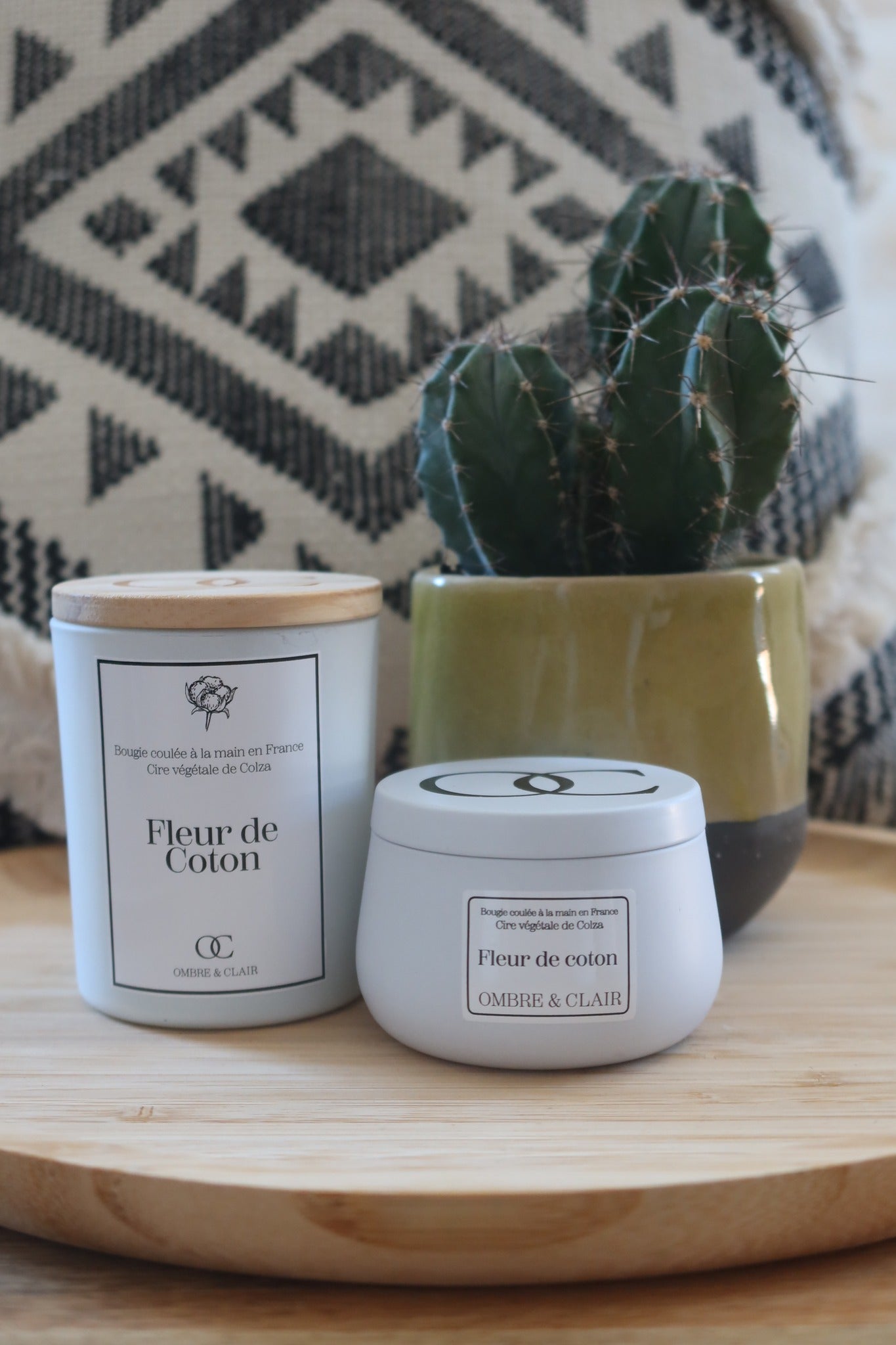 Bougie végétale 150 gr parfum Fleur de Coton