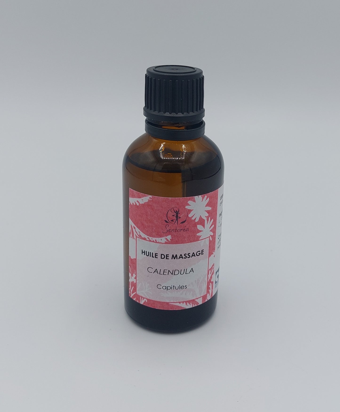 huile de massage au Calendula biologique nature et progrès - cultivé en Auvergne - Haute-Loire- huile de soin adultes et enfants peaux sensbles