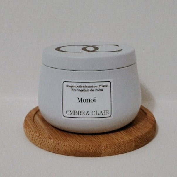 Bougie végétale 110 gr parfum Monoï