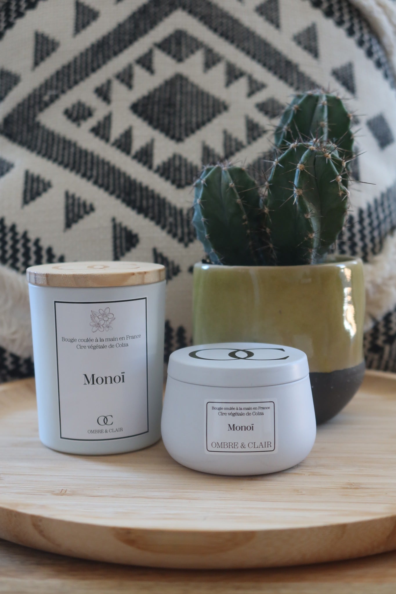 Bougie végétale 110 gr parfum Monoï
