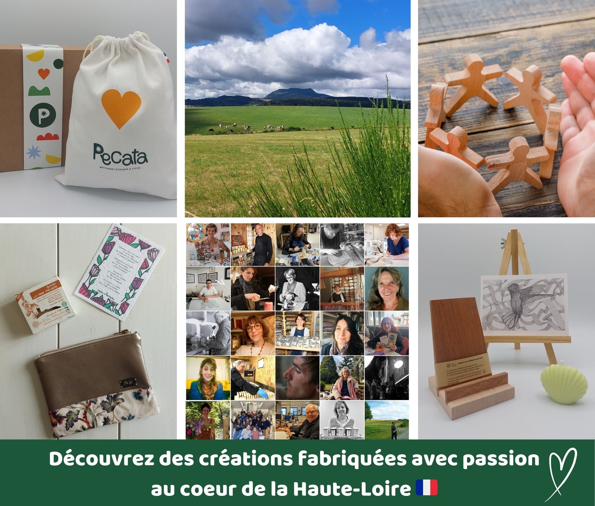 Pecata - Boutique en ligne de Haute-Loire - artisanat, librairie, papeterie