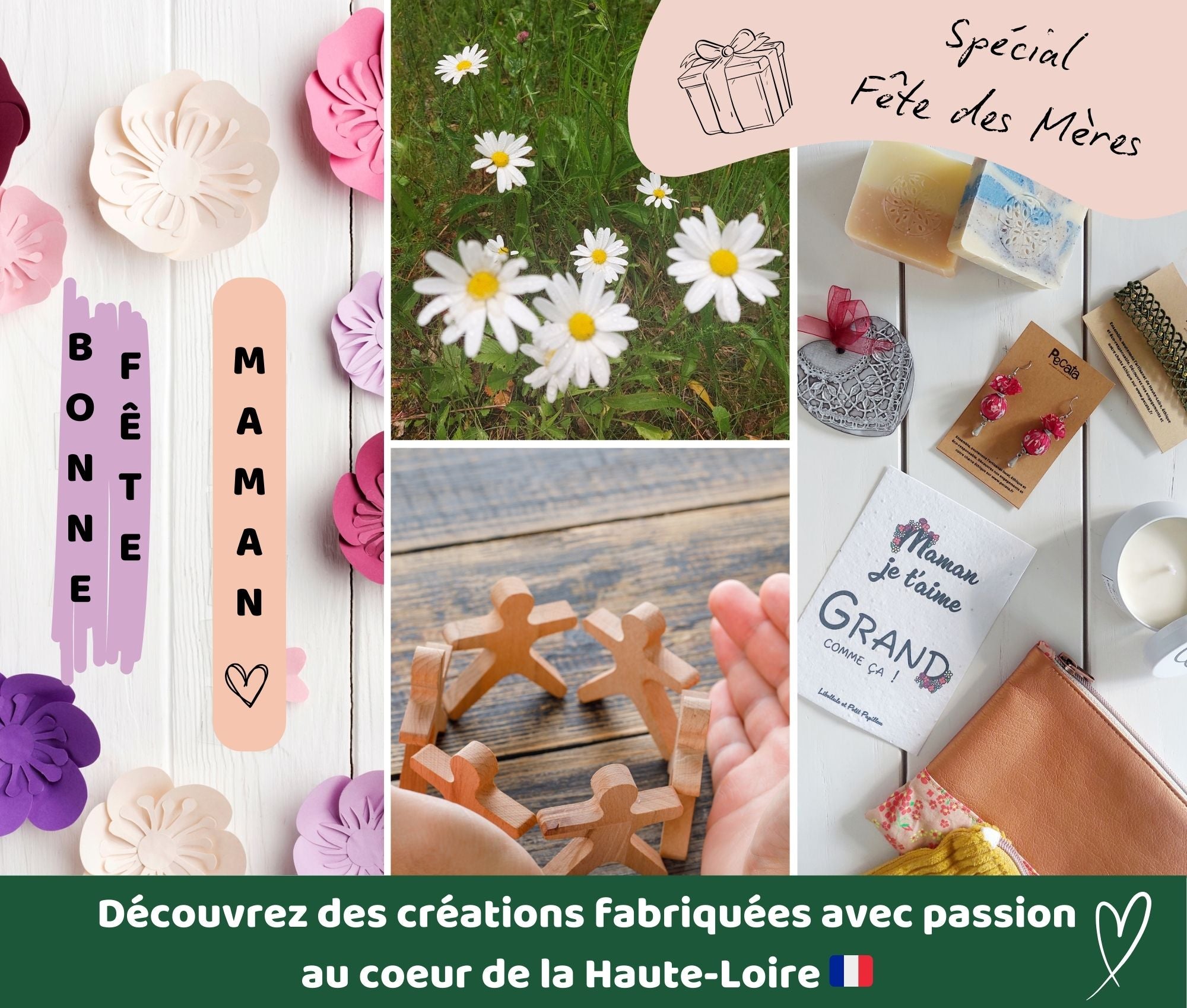 cadeaux fête des mères artisanat local - Pecata - boutique en ligne éthique et eco-responsable de Haute-Loire