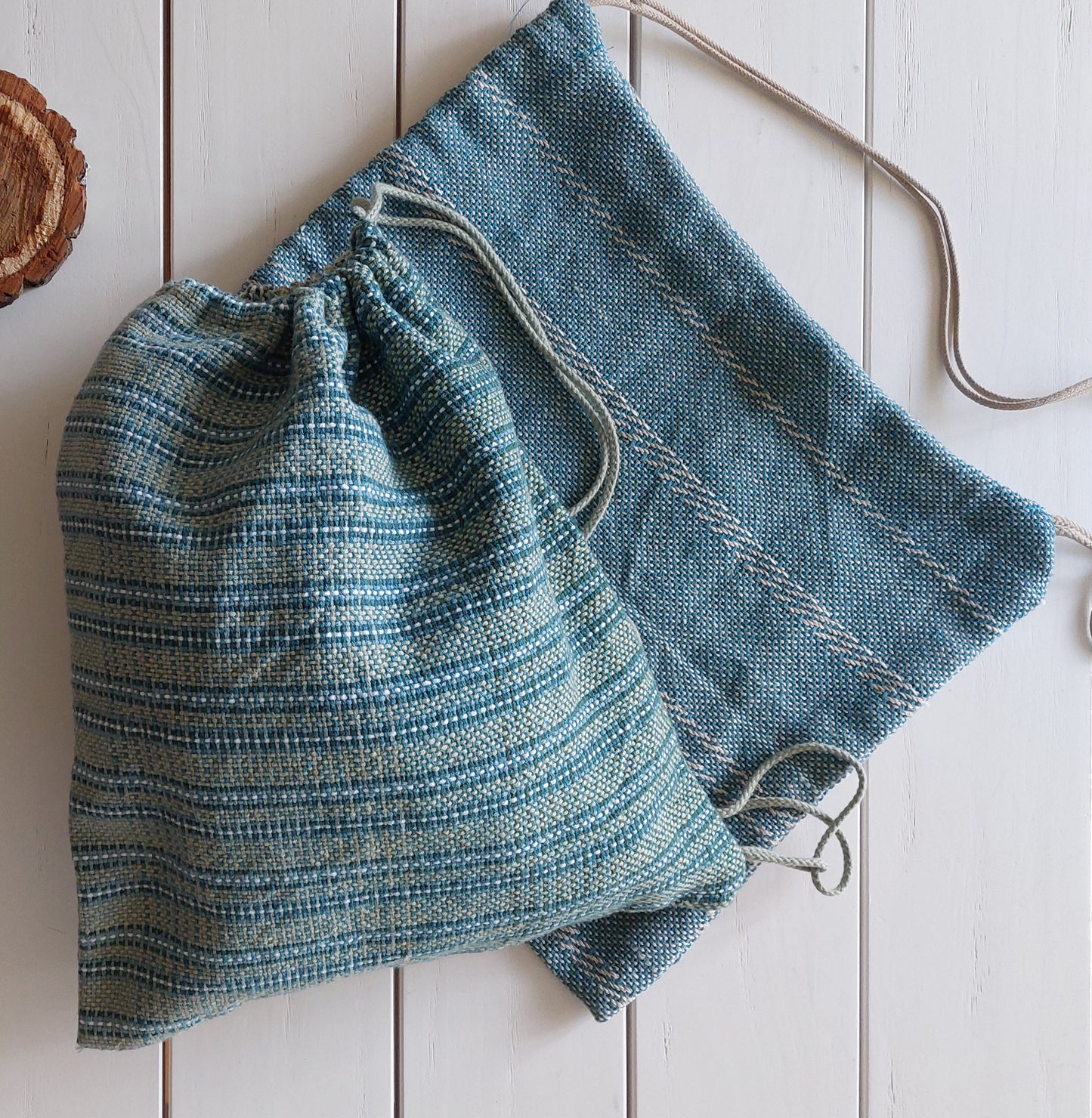 sac épaule tissé à la main - artisanat Haute-Loire