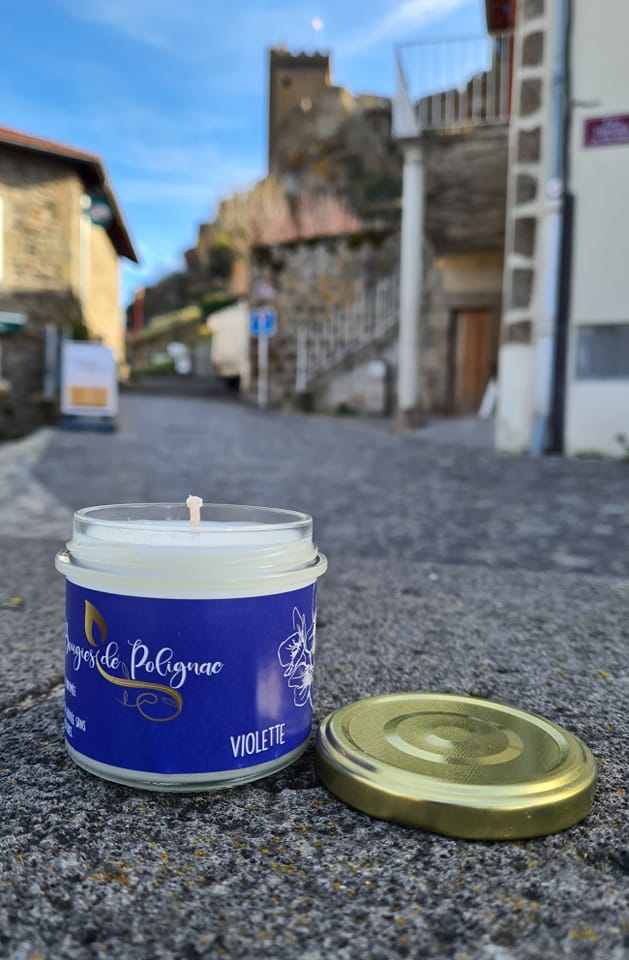 Bougie végétale 117 gr parfum Violette