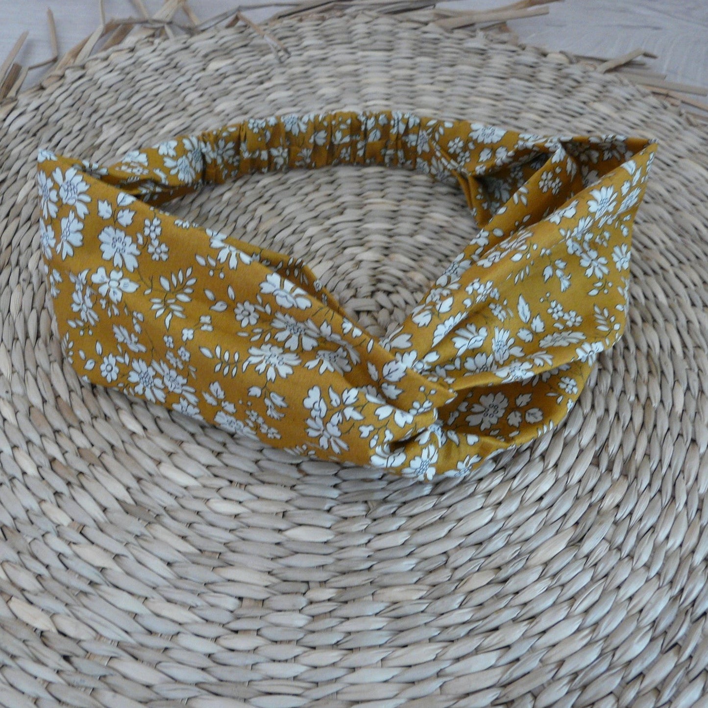 Headband croisée Liberty of London® - moutarde capel