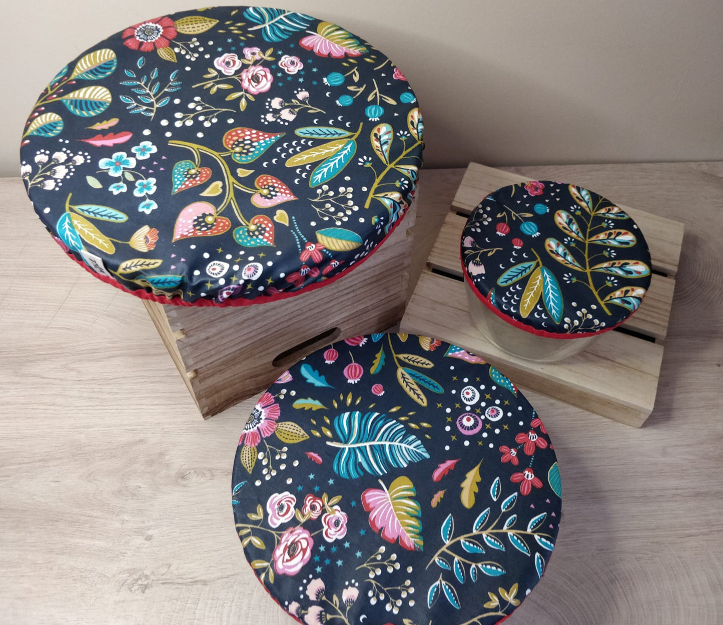 Charlottes « couvre-plat » lavables