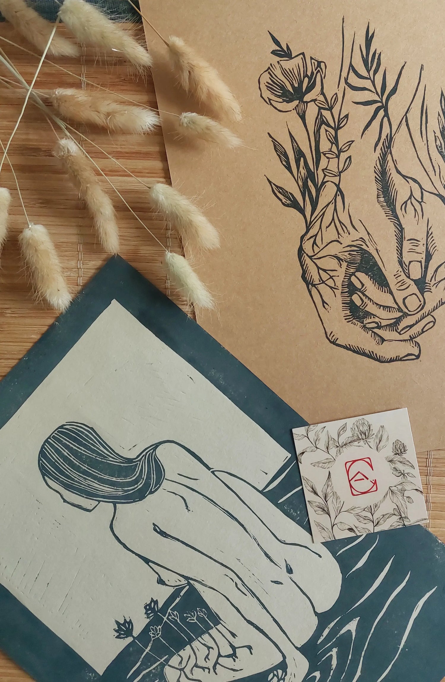 Artistes de Haute-Loire , linogravure , illustrations pour enfants  , fabrication française éthique et éco-responsable 