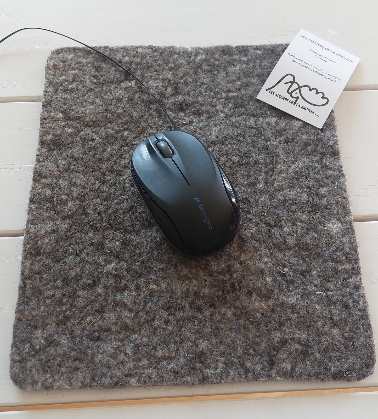 Tapis de souris en feutre - laine locale