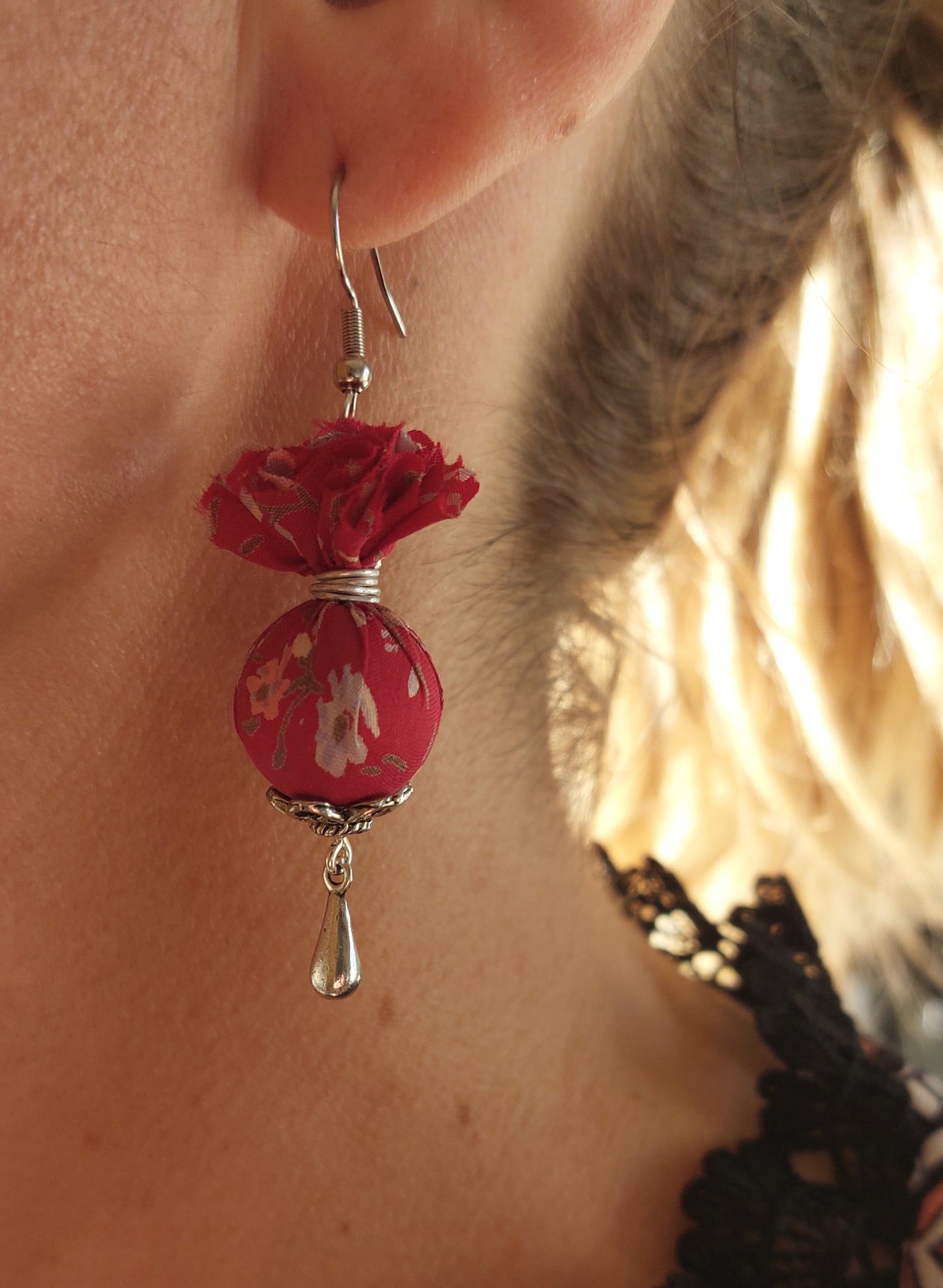 boucles d'oreilles originales fait main