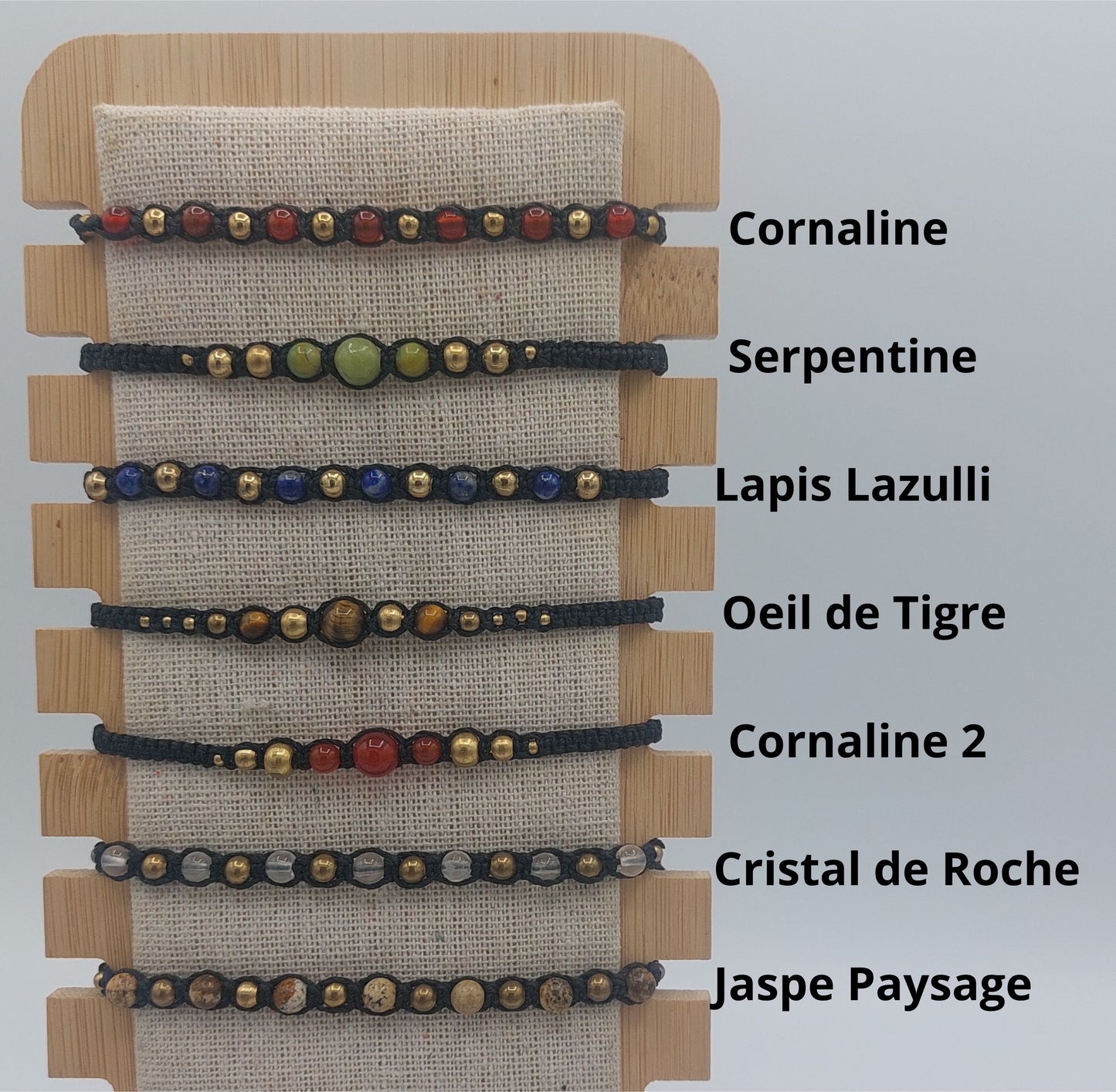 sélection de bracelets macramé fait main - Artisanat Haute Loire Perd Pas le Fil