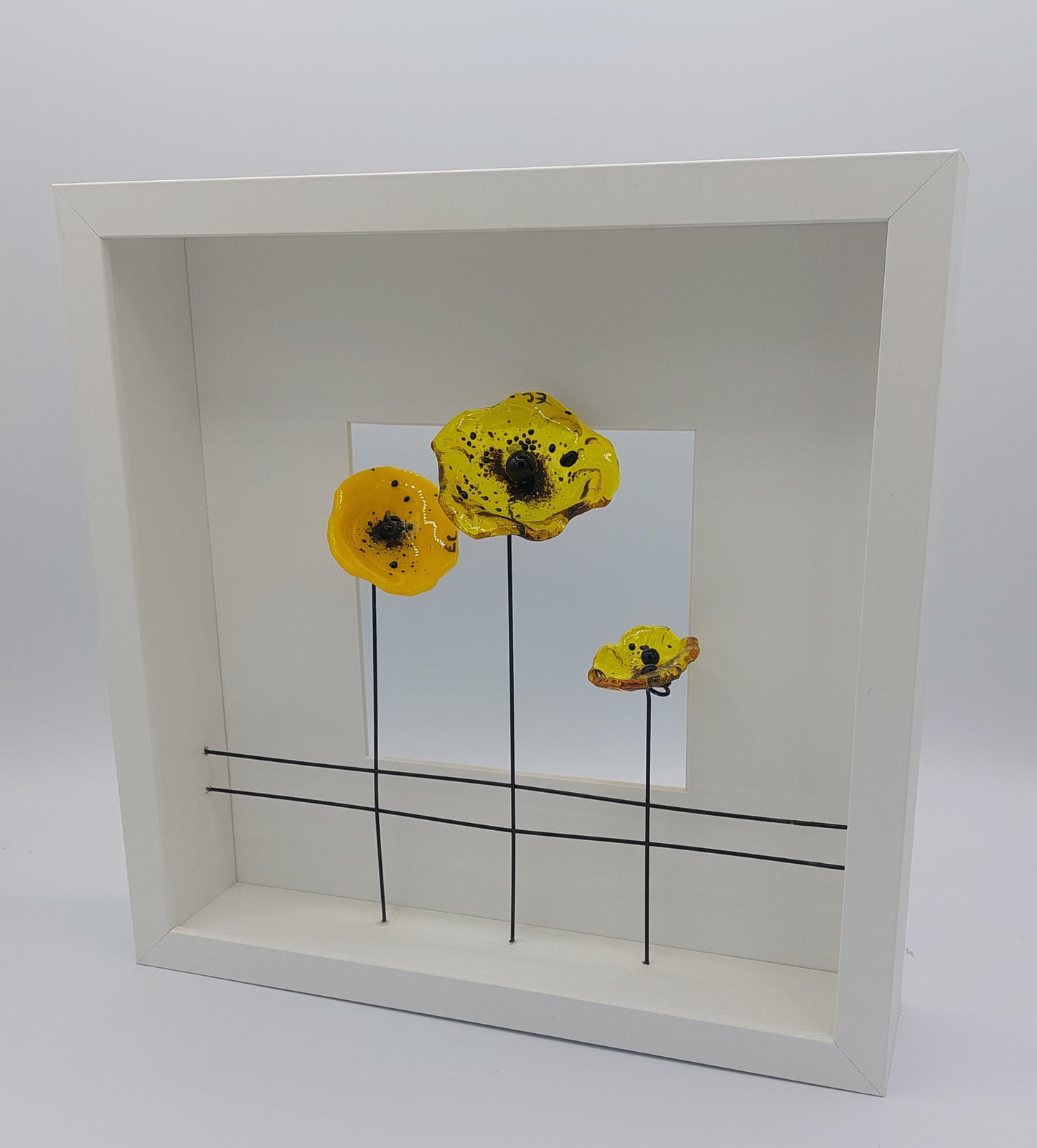 Cadre 3 fleurs