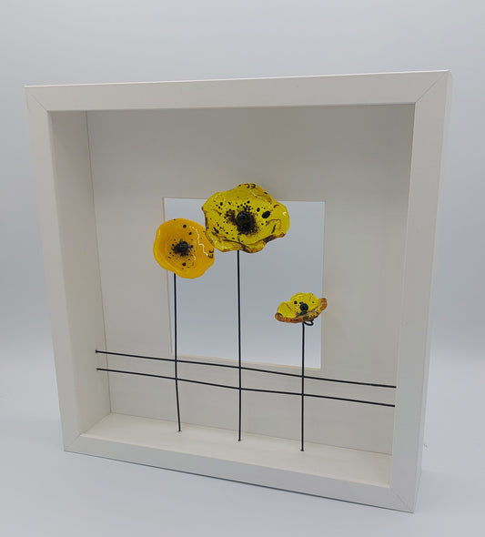 Cadre 3 fleurs