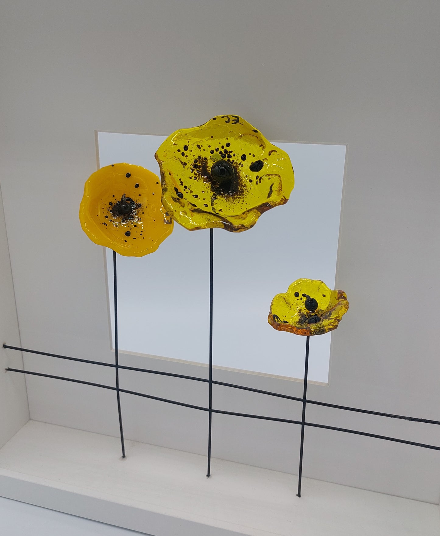 Cadre 3 fleurs
