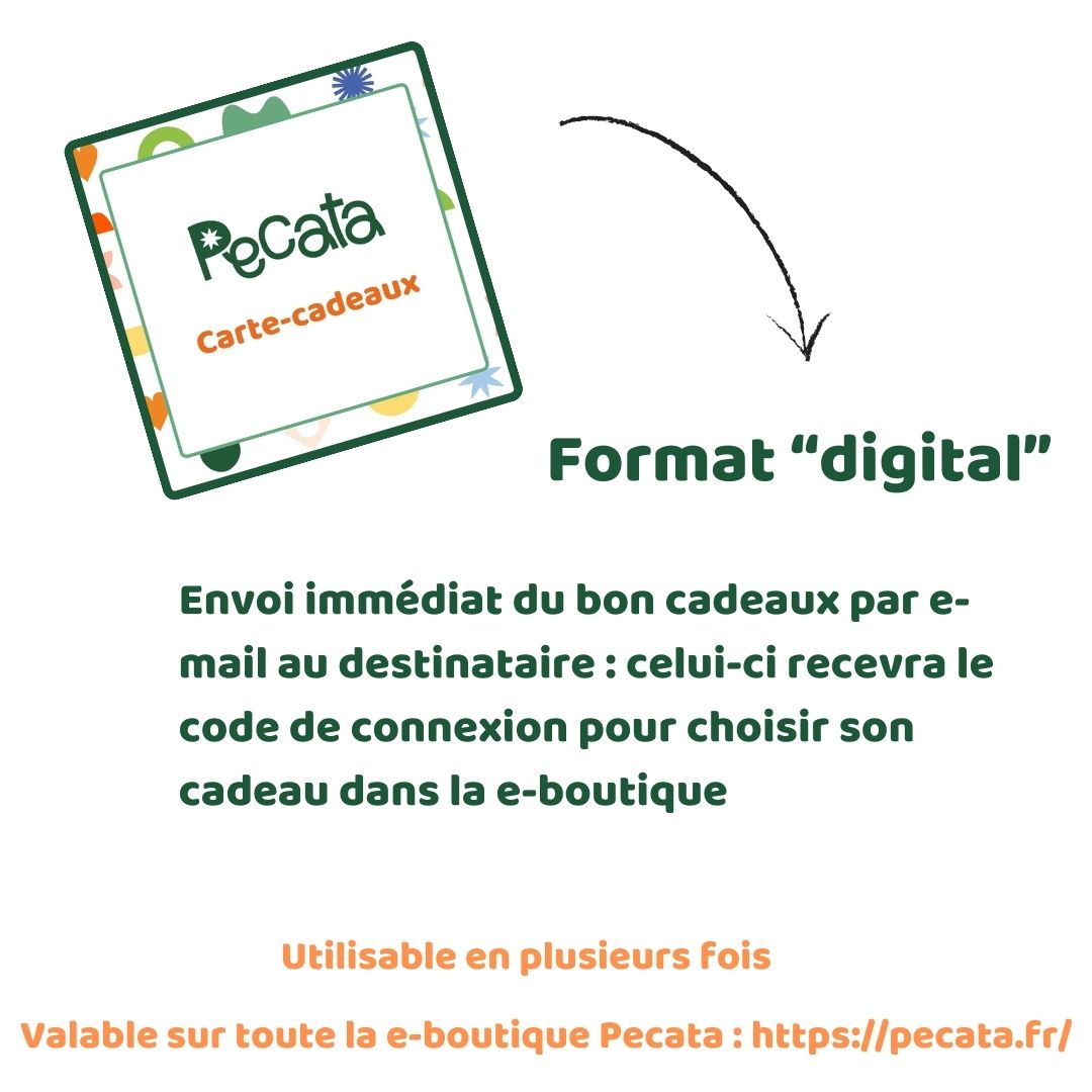 carte cadeaux format digital - artisanat français