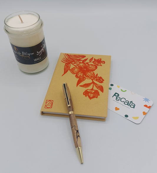 Coffret "écriture et inspiration" Pecata - artisanat de Haute Loire