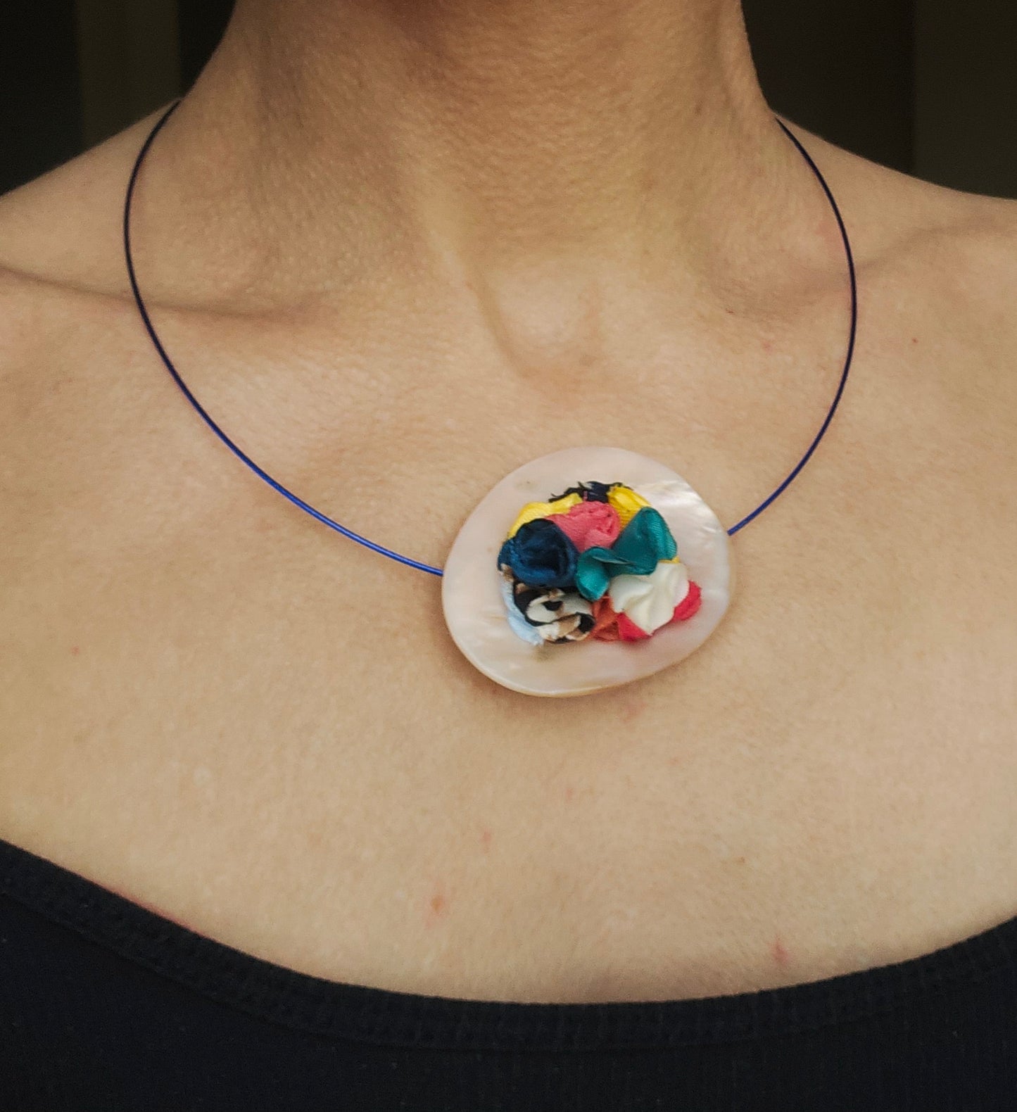 Pendentif Fantaisie upcyclé