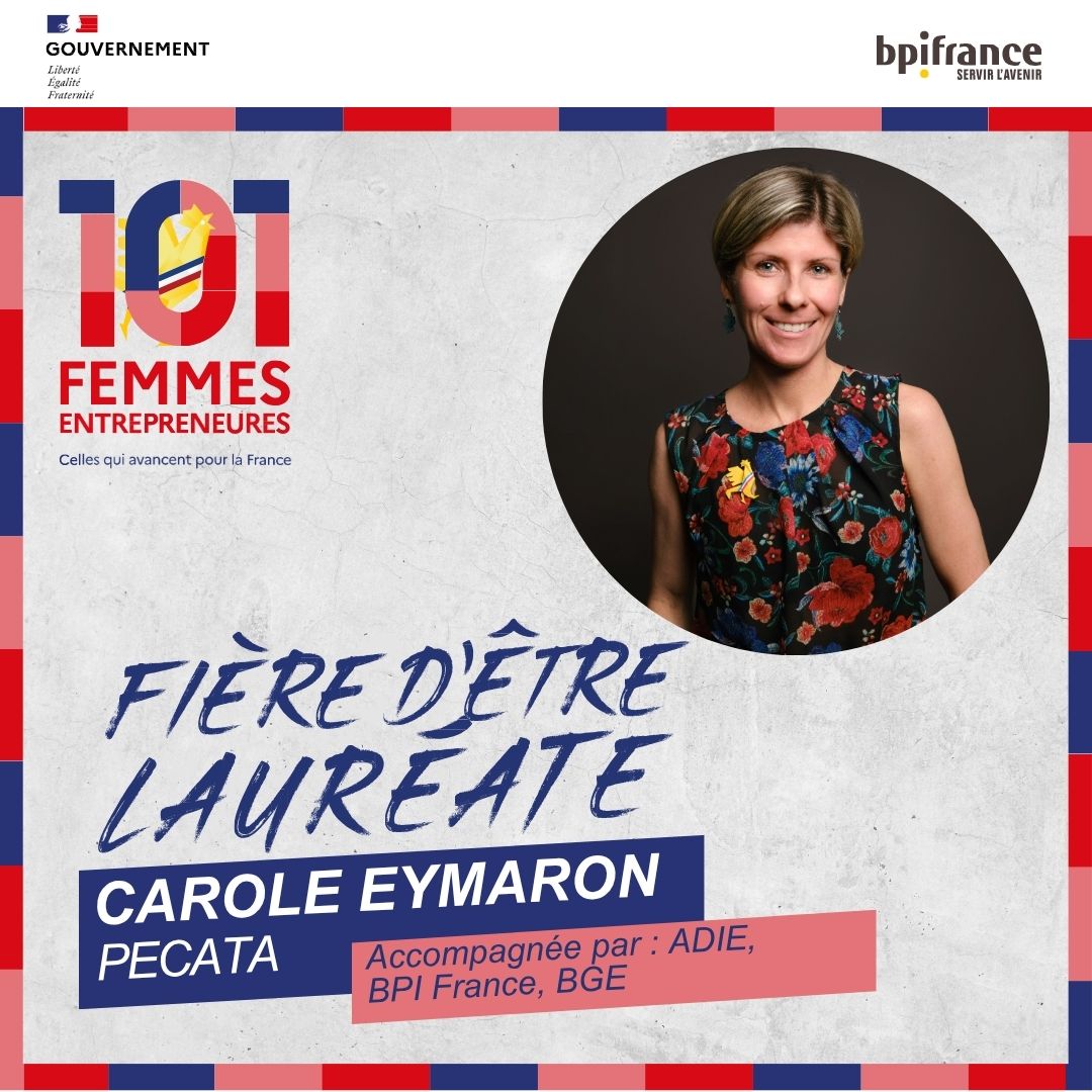 Carole Eymaron , fondatrice de Pecata - Lauréate Haute-Loire pour le Concours National 101 Femmes Entrepreneures - 2025.