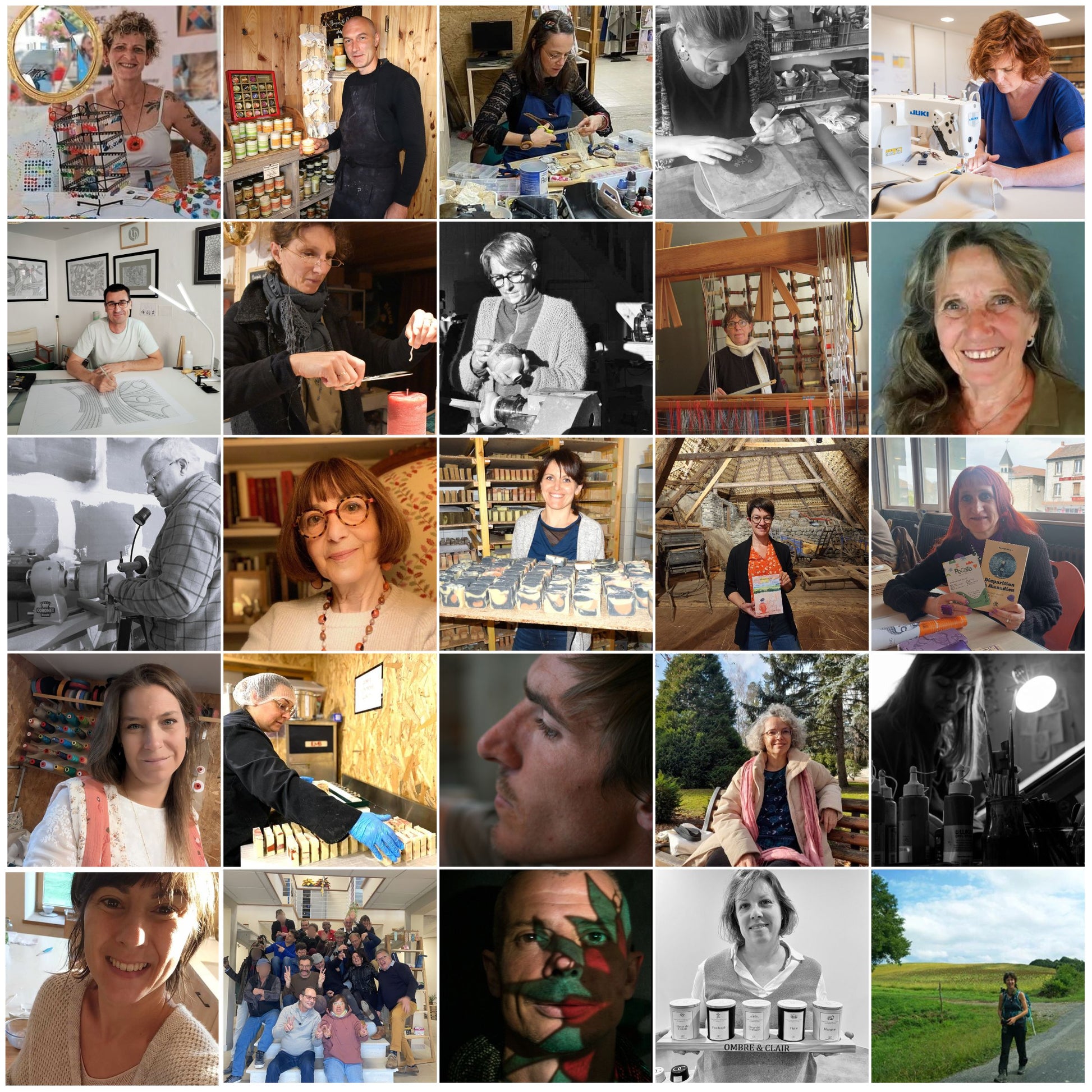 Artisans-créateurs de Haute-Loire - artisanat éthique et local - artisans - artistes - écrivains - structures à but social _ Auvergne