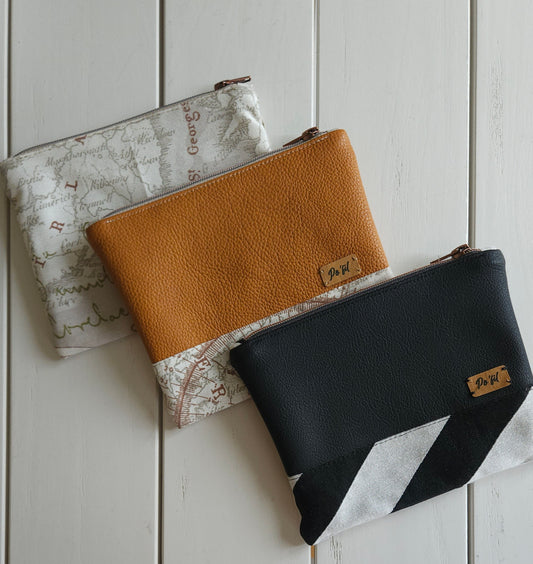 Pochettes plates similicuir homme