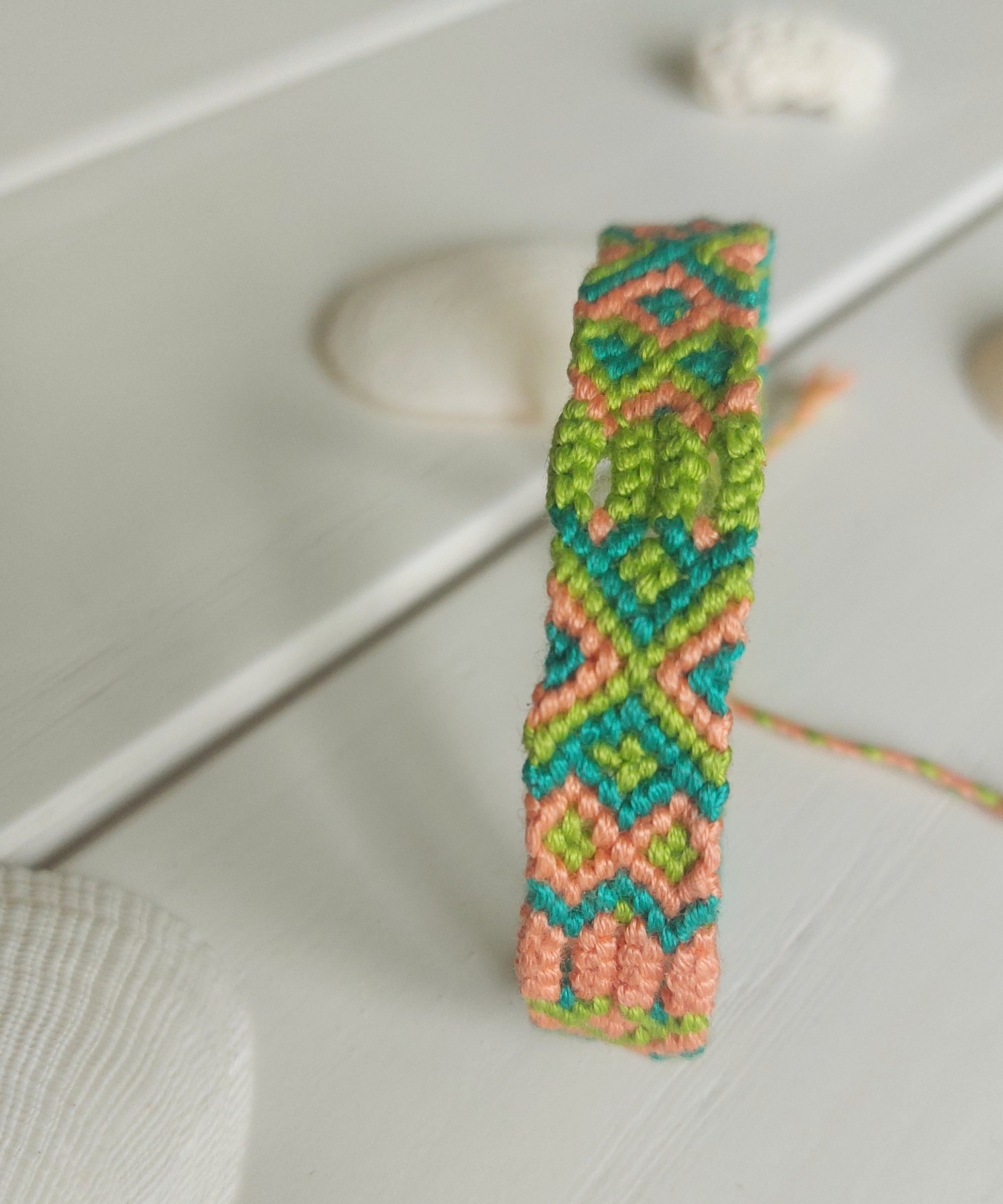 bracelet brésilien etnique et tribal - fabrication française coton bio