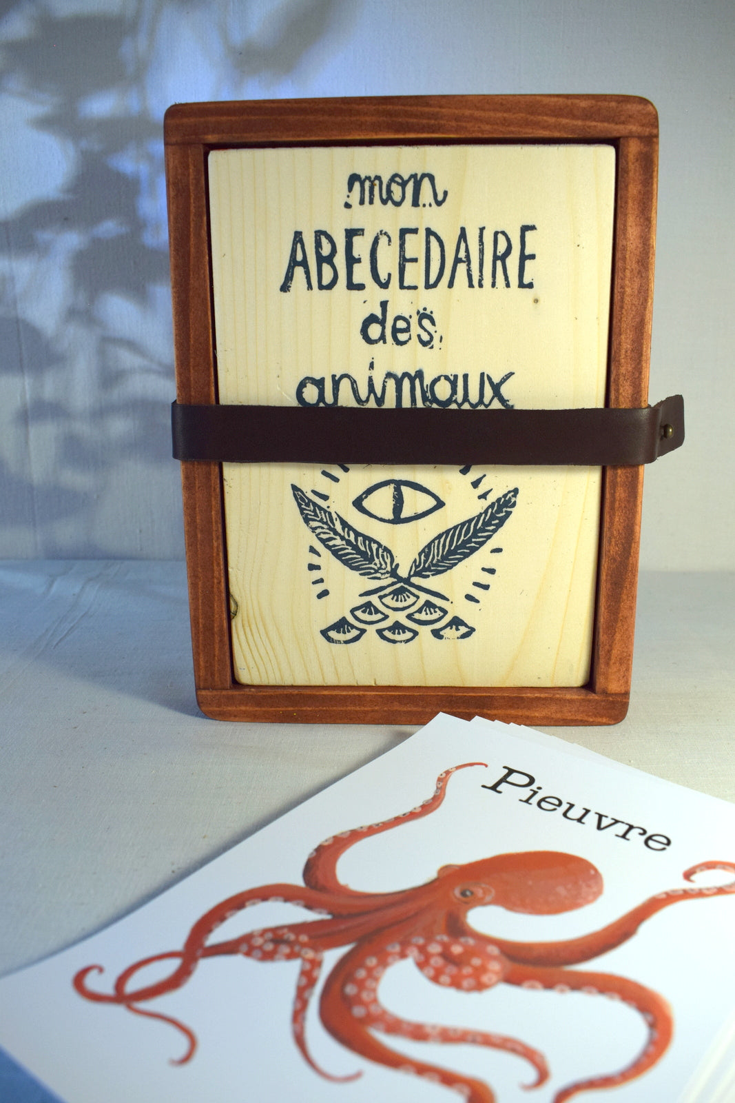 Abécédaire des animaux - coffret en bois