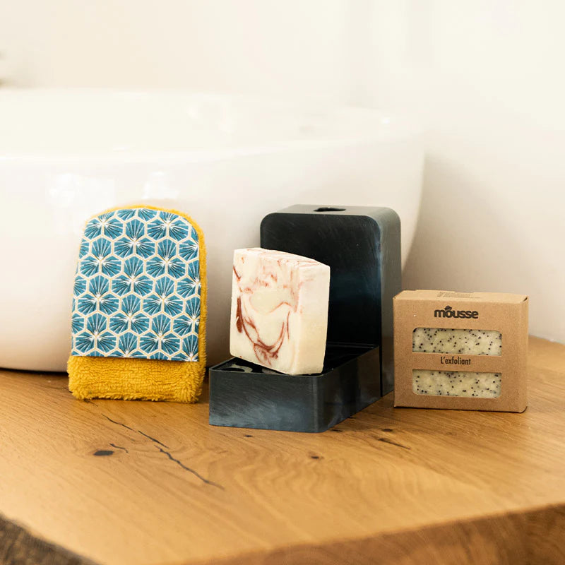 mini-gant démaquillant tout doux - efficace et pratique - gant nettoyant de voyage