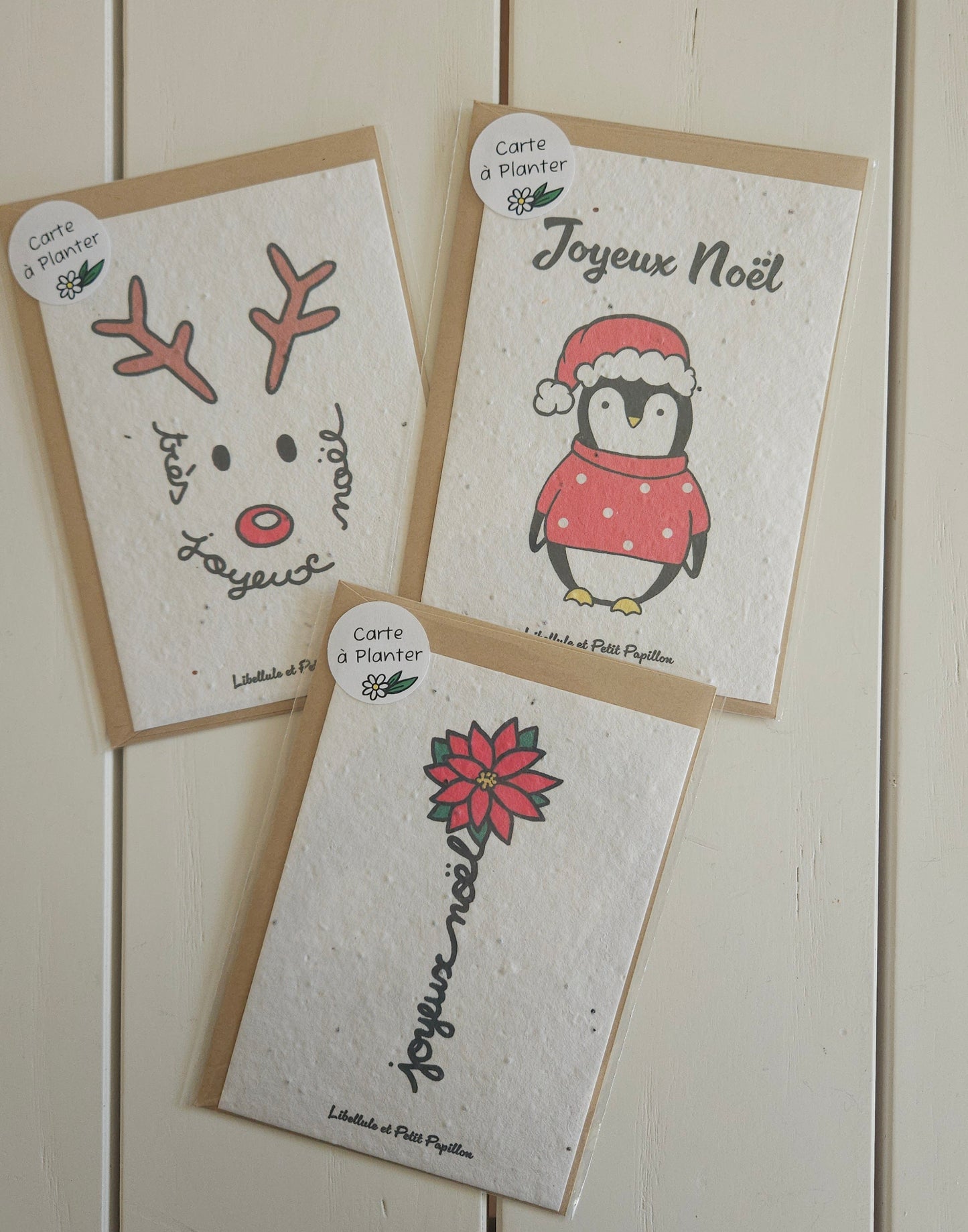 Cartes à planter - thème "Noël"