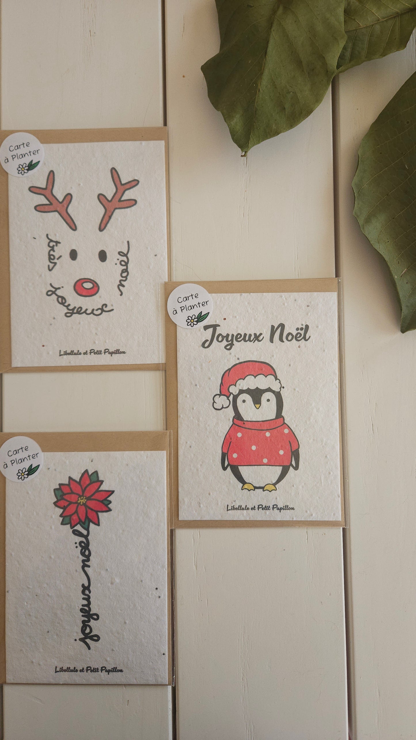 Cartes à planter - thème "Noël"