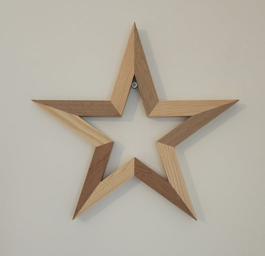 Etoile en bois upcyclé