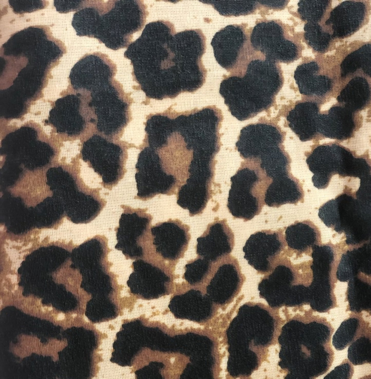 étui brosse à dents  lavable  motif léopard - fabrication artisanale de haute-loire