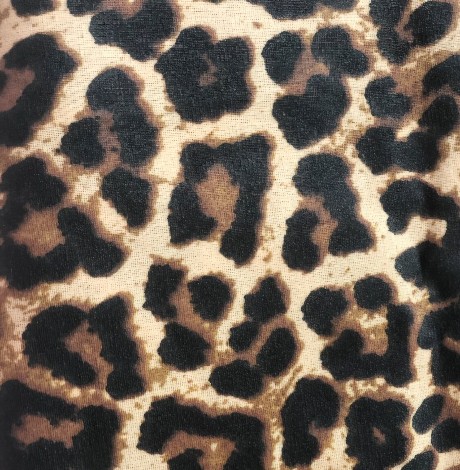 étui brosse à dents  lavable  motif léopard - fabrication artisanale de haute-loire