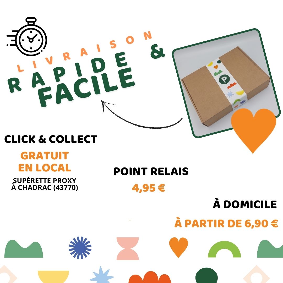 commande facile et rapide boutique en ligne PECATA artisanat éthique et éco-responsable de Haute-Loire